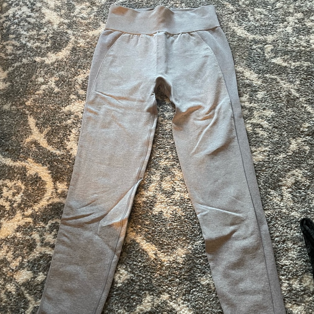 Grey Gymshark Seamless Leggings